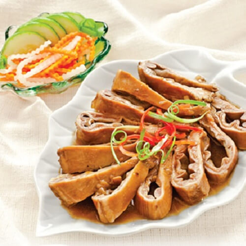 Bao tử heo om nước dừa